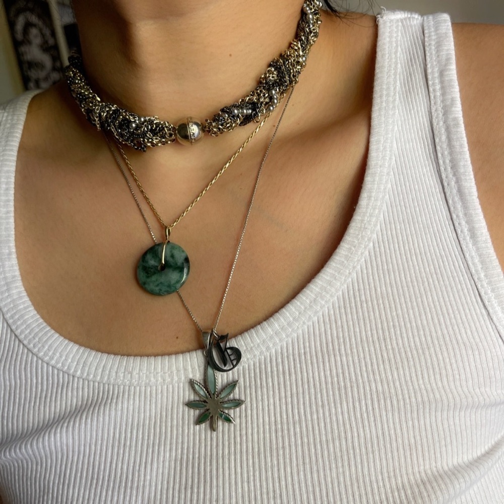 Givenchy RARE Braided Rope Chain Necklace Choker ✨